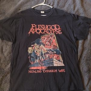 Flesh God Apocolypse Dbl-Sided Band Tee